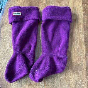 Hunter boot socks, first pic looks purple but more of a magenta color